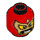 LEGO rot El Macho Wrestler Minifigure Kopf (Einbau-Vollbolzen) (3626 / 17033)