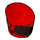 LEGO Red Elite Praetorian Guard Helmet with Pointed Top (38561)