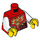 LEGO Red Eris Minifig Torso (973 / 76382)