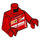 LEGO rot F14 T &amp; Scuderia Ferrari Truck Race Auto Pilot Minifig Torso (973 / 76382)