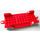 LEGO Red Fabuland Car Chassis 12 x 6 Old with Hitch