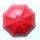 LEGO Red Fabuland Umbrella with No Top Stud