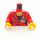 LEGO Rød Kvinne Minifigur Overkropp med &quot;Press&quot;-Merke (973 / 76382)