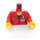 LEGO Rojo Mujer Minifigura Torso con &quot;Press&quot;-Parche (973 / 76382)