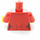 LEGO Rood Vrouwelijk Minifiguur Torso met &quot;Press&quot;-Kenteken (973 / 76382)