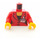 LEGO rot Female Minifig Torso mit &quot;Press&quot;-Badge (973 / 76382)