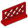 LEGO Rood Schutting 1 x 4 x 2 Lattice (3185)