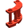 LEGO rouge Clôture Spindled 4 x 4 x 2 Trimestre Rond avec 2 goujons (30056)