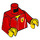 LEGO Red Ferrari Engineer Minifig Torso (76382)
