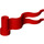 LEGO rouge Drapeau 1 x 4 Streamer avec Vague Coté Droit (4495)