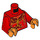 LEGO Red Flama Minifig Torso (973 / 76382)