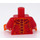 LEGO Rosso Flama Minifigure Busto (973 / 76382)