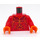 LEGO rot Flama Minifig Torso (973 / 76382)