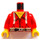 LEGO Rood Flatfoot Thompson bandit Torso (973 / 73403)