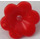 LEGO rouge Fleur avec Arrondi Pétales