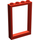 LEGO Red Frame 1 x 4 x 5 with Transparent Glass with Sticker