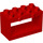 LEGO rouge Cadre 2 x 4 x 2 avec Charnière sans trous dans la base (18806)