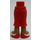 LEGO Rood Friends Lang Rok met Medium Dark Vleeskleur Poten en Rood Wit Sandals (92817)