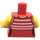 LEGO rot Fun at the Beach Grandma Minifig Torso (973 / 76382)