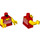 LEGO rot Fun at the Beach Grandma Minifig Torso (973 / 76382)