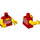 LEGO Rood Fun at the Strand Grandma Minifiguur Torso (973 / 76382)