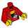 LEGO Red Gabby ToCamera Minifig Torso (973 / 76382)