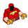LEGO rouge Gaston Minifig Torse (973 / 78568)