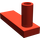 LEGO rouge Gate 1 x 3 x 2 Base