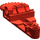 LEGO rot Ausrüstung Hälfte mit Strahl 2 (32166)