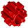 LEGO rot Ausrüstung mit 8 Zähne Breit, gekerbt und ohne Reibung (11955)