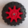 LEGO rot Ausrüstung mit Reifen