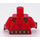 LEGO rot General Magmar Minifig Torso (973 / 76382)