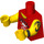 LEGO Rouge Gong et Guitar Rocker Minifigurine Torse (973 / 88585)