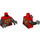 LEGO Rouge Gorzan - Feu Chi Minifigurine Torse (973 / 76382)