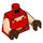 LEGO Red Hal Minifig Torso (973 / 76382)