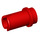 LEGO Rood Halve Pin met Wrijvingsribbels (89678)