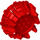 LEGO rouge Hard Plastique Giant Roue avec Épingle des trous et Spokes (64712)