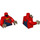 LEGO Red Harl Hubbs Minifig Torso (973 / 76382)