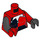 LEGO rot Harley Quinn Torso (973 / 76382)