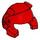 LEGO rouge Casque avec Côté Sections et Headlamp (30325 / 88698)
