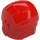 LEGO Rosso Casco con Liscio Anteriore con Clessidra e Pixel (28631 / 102992)