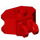 LEGO Rood Scharnier 1 x 2 Vergrendelings met Trekhaak Socket (30396 / 51482)
