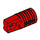 LEGO Red Hinge Arm Locking with Single Finger and Axlehole (30552 / 53923)