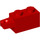 LEGO Red Hinge Brick 1 x 2 Locking with Single Finger On End Horizontal (30541 / 53028)