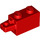 LEGO Red Hinge Brick 1 x 2 Locking with Single Finger On End Horizontal (30541 / 53028)