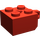 LEGO rouge Charnière Brique 2 x 2 Verrouillage avec 1 Finger Verticale avec trou d&#039;axe (30389 / 49714)