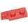 LEGO Red Hinge Plate 1 x 2 Locking with Single Finger on End Vertical without Bottom Groove (44301 / 49715)