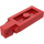 LEGO Red Hinge Plate 1 x 2 Locking with Single Finger on End Vertical without Bottom Groove (44301 / 49715)