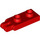 LEGO Red Hinge Plate 1 x 2 with 2 Fingers Hollow Studs (4276)