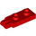 LEGO Rood Scharnier Plaat 1 x 2 met 2 Vingers Holle Studs (4276)